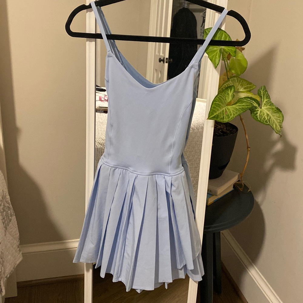 Better Than Halara - 🎾 Blue/Periwinkle Athletic Romper.